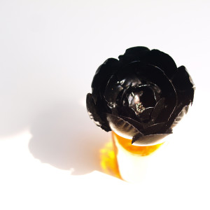 ブローチ　アルミ缶の花