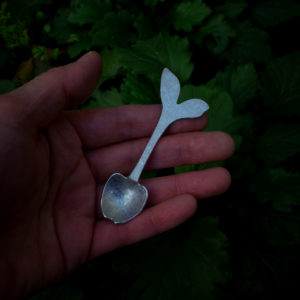 Silver spoon (りんごとはっぱ)